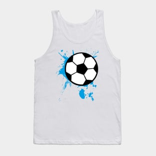 Soccer Splash Boy Blue Player Tank Top